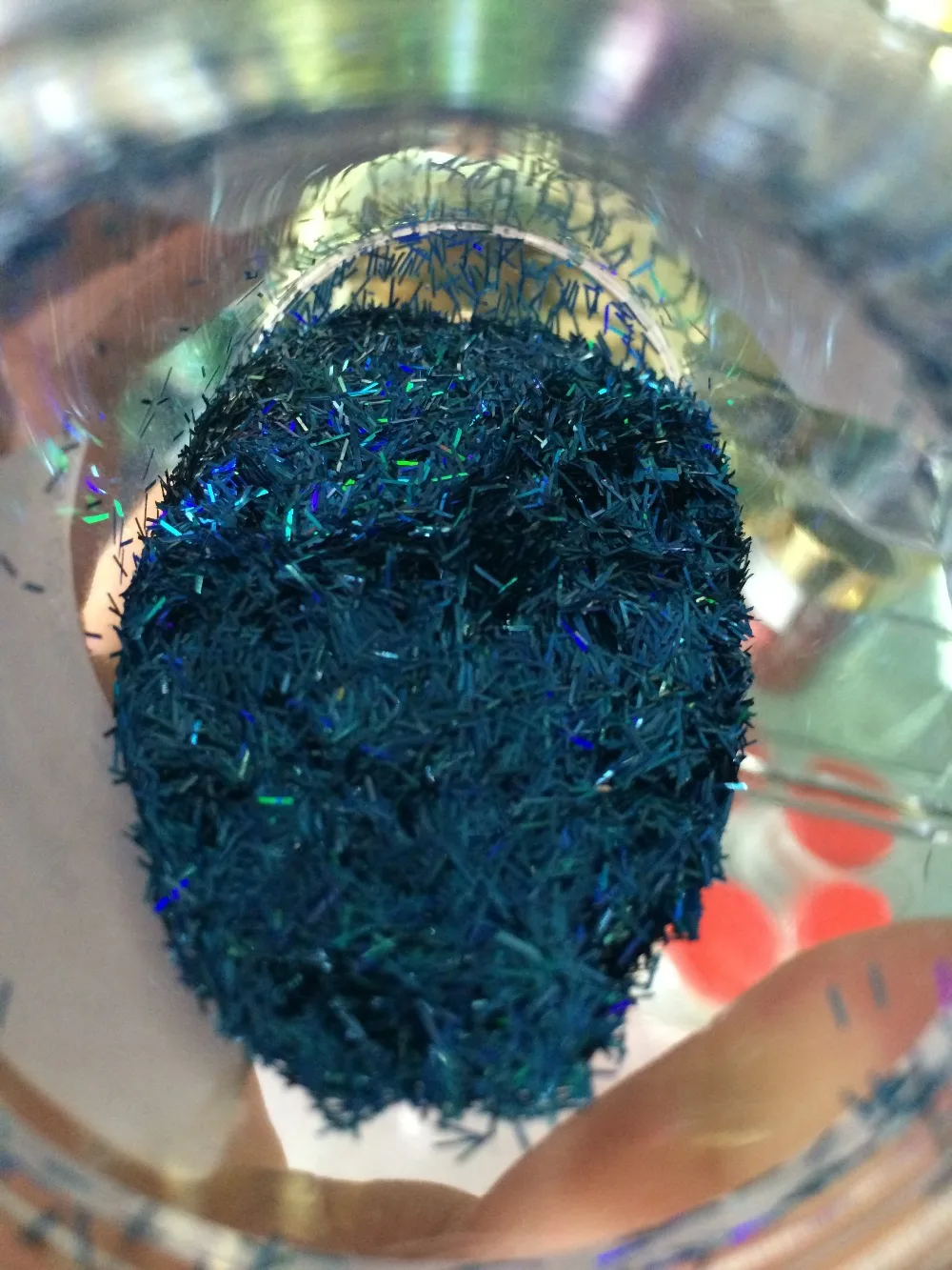 

Free-Shipping Blue Holographic Color Shining Solvent resistant Nail Glitter Dust Powder for Nail Art DIY decoration