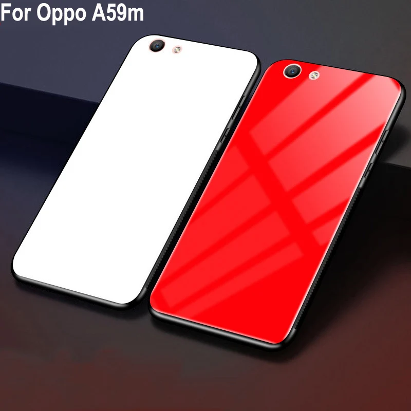 Роскошный однотонный чехол для телефона Oppo A59m силиконовый мраморный узор A59 m Coque