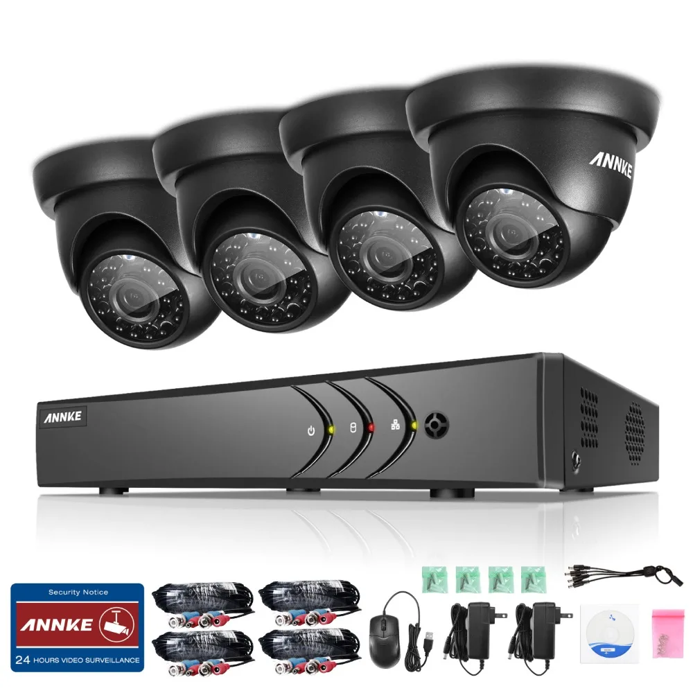 bilder für ANNKE 8CH 1080 P HDMI 720 P Cctv-sicherheitssystem DVR und (4) 720 P 1200TVL Ir Wasserdicht Cctv-kameras Überwachungs kit bilder für ANNKE 8CH 1080 P HDMI 720 P Cctv-sicherheitssystem DVR und (4) 720 P 1200TVL Ir Wasserdicht Cctv-kameras Überwachungs kit