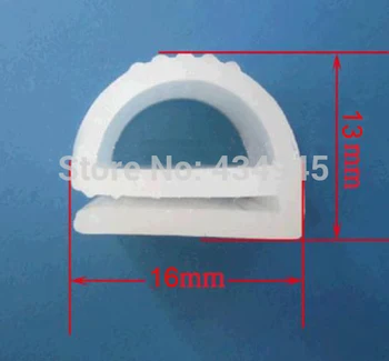 

16x13mm E article silicone bar.high temperature resistance heat-resistant e The oven sealing strip Rubber Seal strip