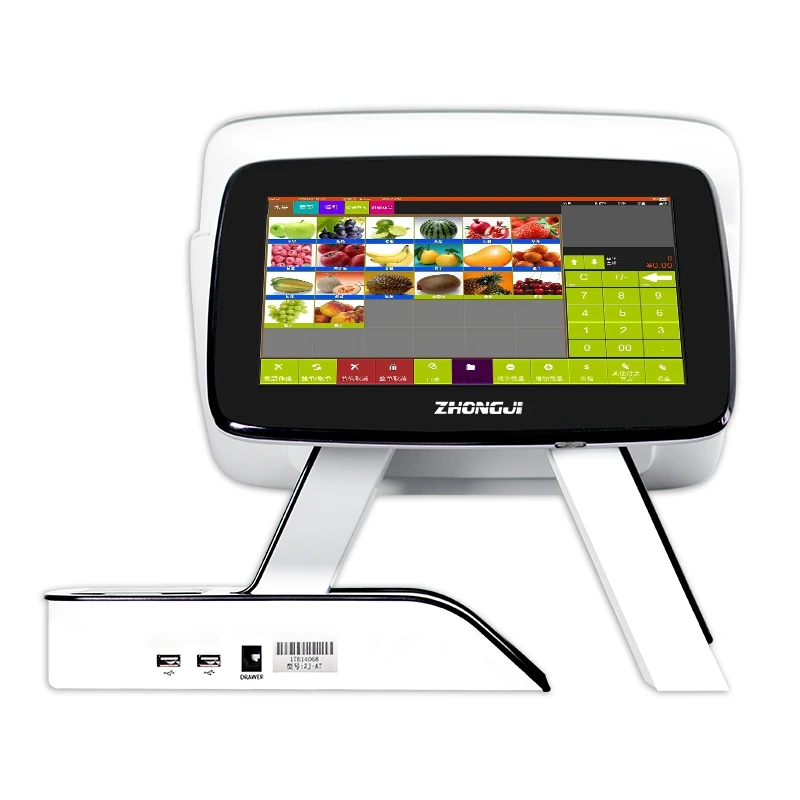 Meetsun ZJ A7DSET01 все в одном POS 15 ''монитор двойной Сенсорный экран Системы кассовый