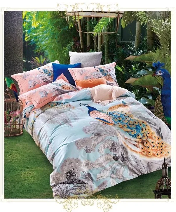 Excellent LACE ROUND Corner Bed Europe Orange color Flower Bedding sets Cotton Round Double Bed sheet Duvet cover Pillow case Bedskirt 80