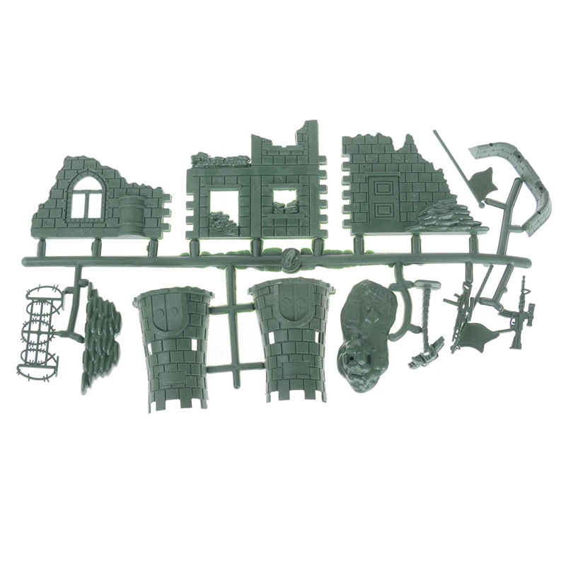 

11Pcs/set Sandbox Game Military Plastic Toy Soldier Model Accessories Playset Kit Gift Model Toy For Kids Boys Wholesale
