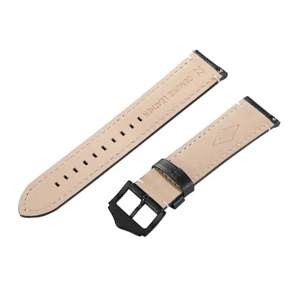 22mm Leather Watchband For Fossil Watch 