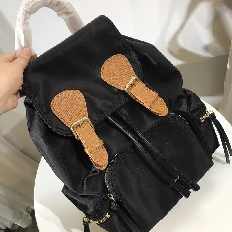Классический роскошный брендовый стильный женский рюкзак для путешествий, модные рюкзаки из натуральной кожи с ручкой, оригинальное качество - Цвет: original quality L