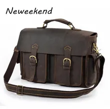 Mens Man bag,genuine leather briefcase,document bag,messenger bag,laptop case,ipad case,cowhide,vintage style,new,brown,XNK2001