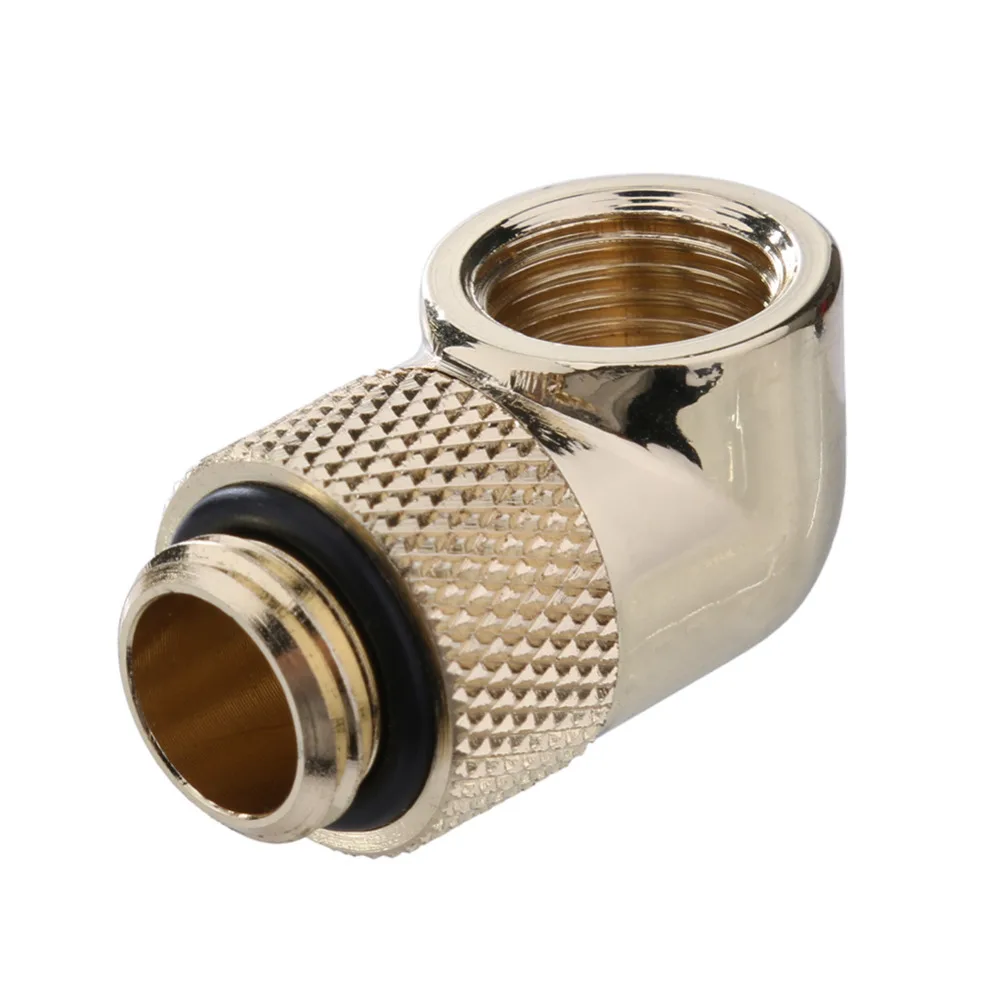 

NEW Rotatable Water Cooling Fittings 90 360 Degree Elbow Rotary Joint Connector with G1/4 Thread Water Cooling Parts for PC