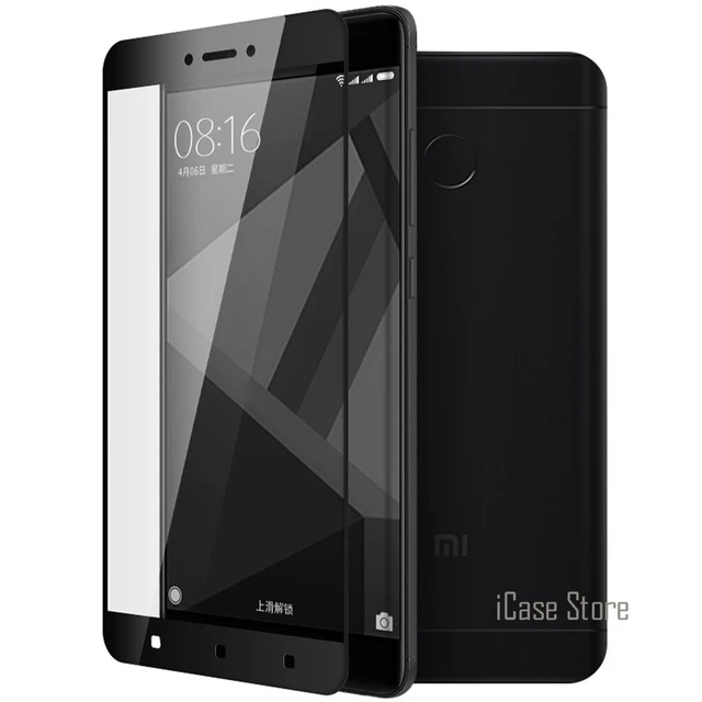 9H Full Cover Tempered Glass For Xiaomi Redmi 4X Pro 4