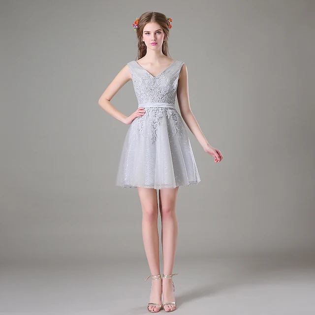 short silver dresses for juniors