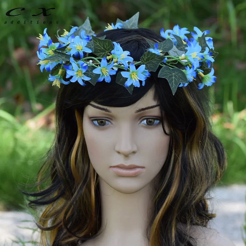 Buy CXADDITIONS Handmade Lily Flower Crown Wedding