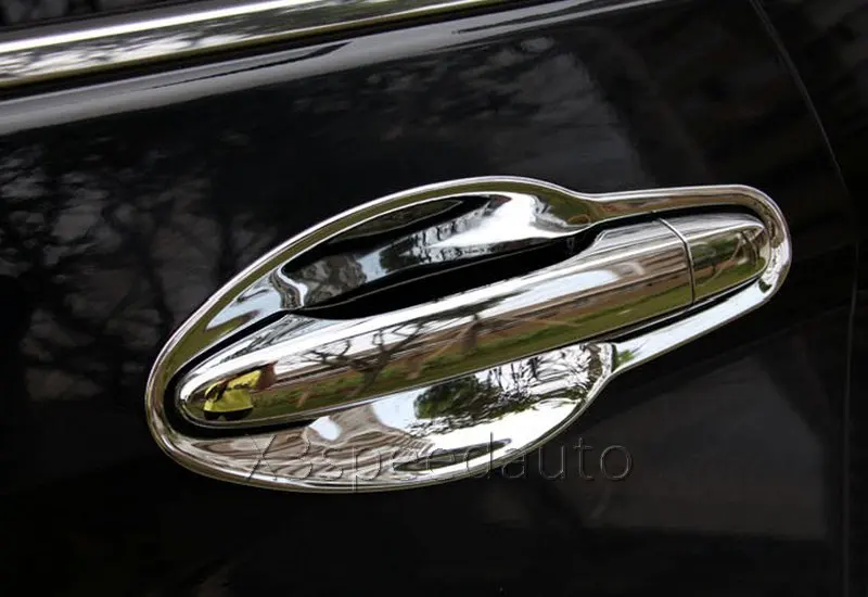 

FOR Honda CRV CR-V 2012-16 Chrome Side Door Handle Bowl Cover Trims without Smart Key Hole Car-styling