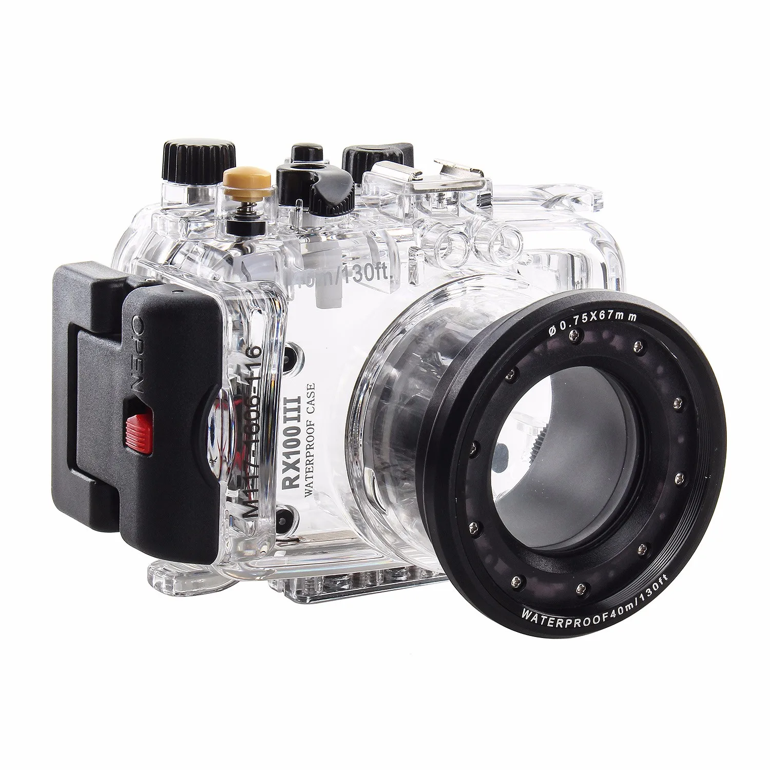Meikon 40m/130f Waterproof Underwater Housing Case For Sony Dsc