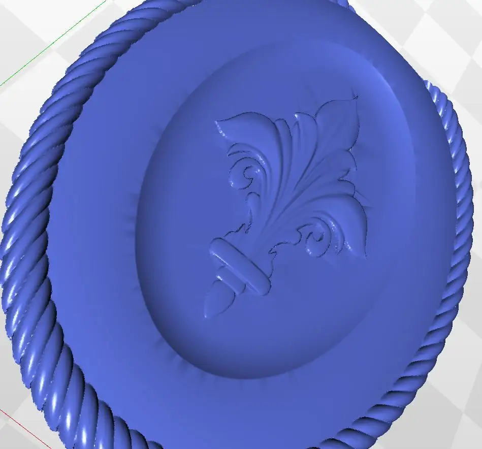 

3d   model relief rosette_49 for cnc in STL file format