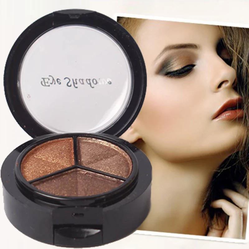

3 Colors Smoky Cosmetic Set Professional Matte Eyeshadow Makeup Eye Shadow Palette Nude Eye Shadow Glitter