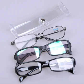 

Transparent PC Sunglasses Reading Glasses Carry Bag Box Portable Travel Pack Pouch Eyewear Holder Case Accessories