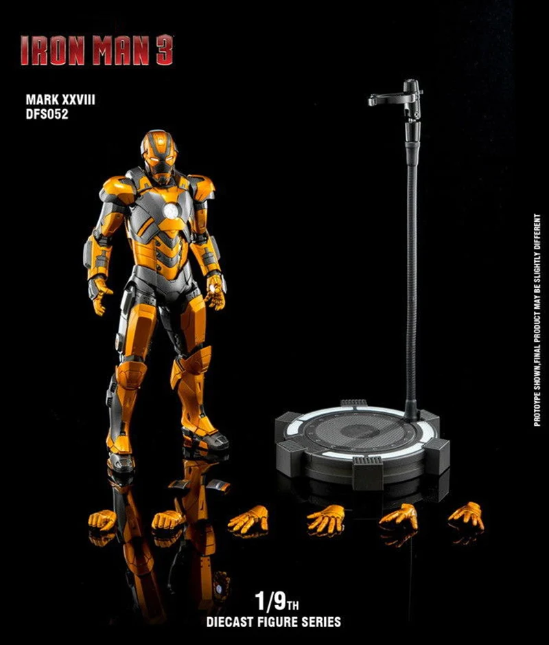 1/9 Железный человек King Arts DFS052 1/9th Железный человек Mark28 Ultimate alltronic Рисунок Модель игрушки из металла