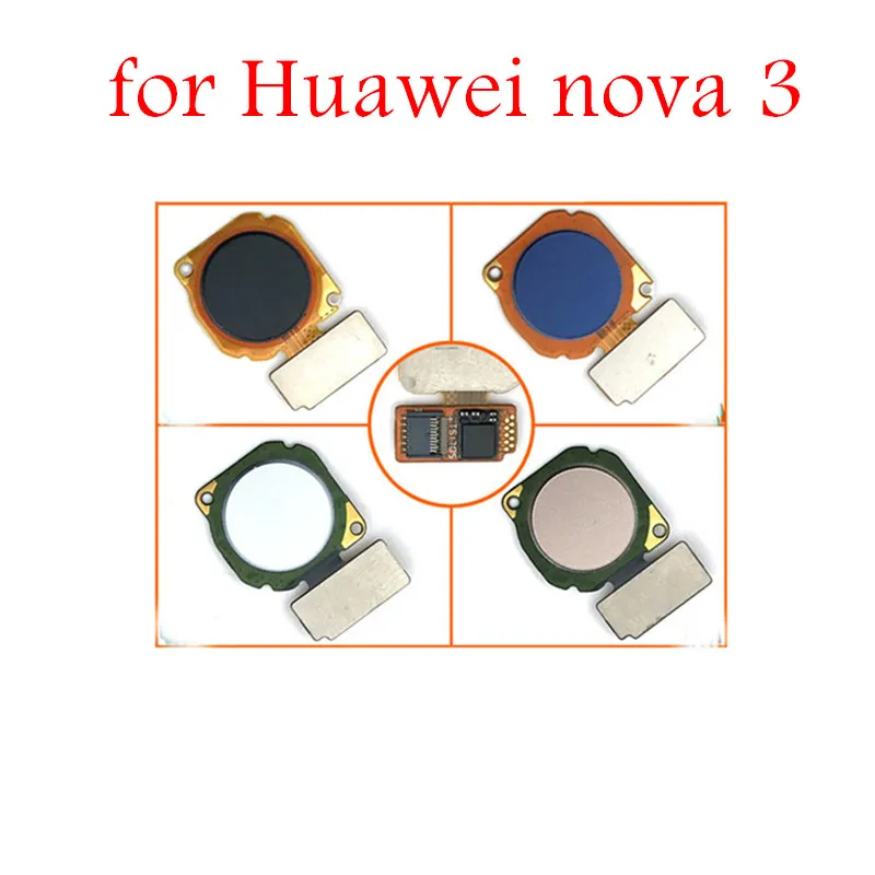 Для huawei nova 3 сканер отпечатков пальцев кнопка домой гибкий кабель сенсорный ID сенсор возвратный гибкий кабель для nova 3 Pro запасные части