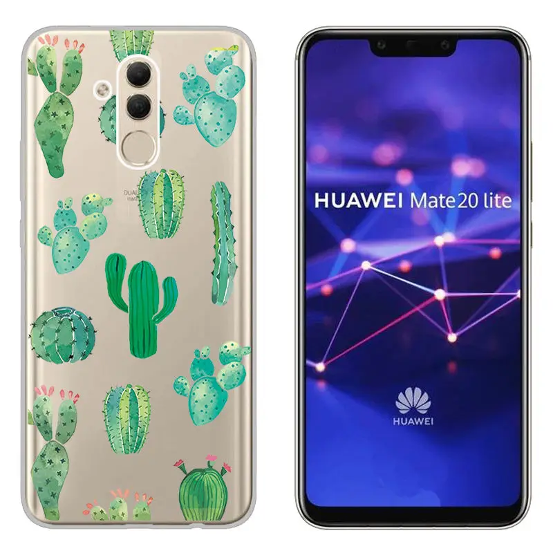 Arvin Painted Flower Fundas FOR Huawei mate20 lite mate 10 Lite Soft Silicone Back Phone Cover FOR Huawei Mate 10 Pro TPU Case  (1)