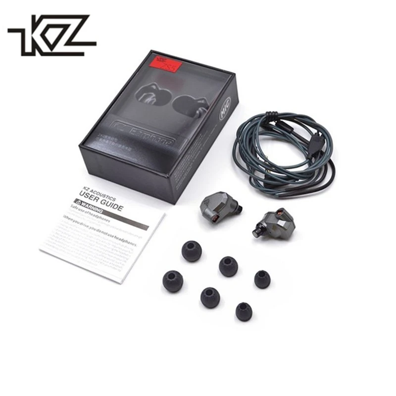 Стереонаушники KZ ZS5 с усиленными басами музыкальные наушники вкладыши