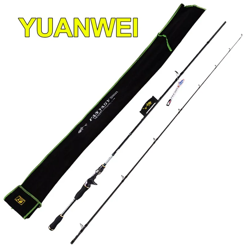 Vara de Pesca de Fundição de Carbono Vara de Pesca de Fundição Equipamento de Pesca Canne a Peche Yuanwei – mh Im8 Cana Isca Pesca Pólo 2.1 m 99% ml
