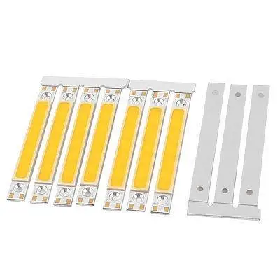 

6W DC9-11V 300mA 80-90LM/W Warm White LED Light COB Lamp Bead Chip 10pcs