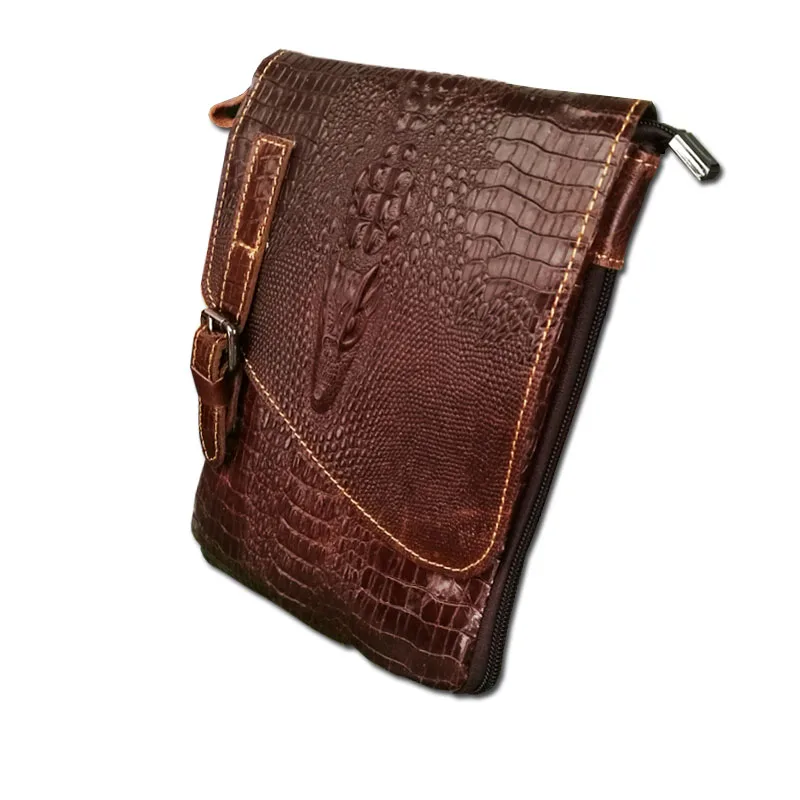 nova barato jacaré couro genuíno Material Composição : Genuine Leather