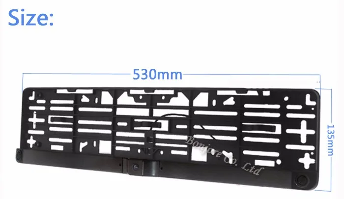 Koorinwoo беспроводной ЕС парктроник Автомобильный датчик парковки 2 номерного знака Рамка камеры заднего вида повышающий сигнал тревоги монитор зеркало комплект
