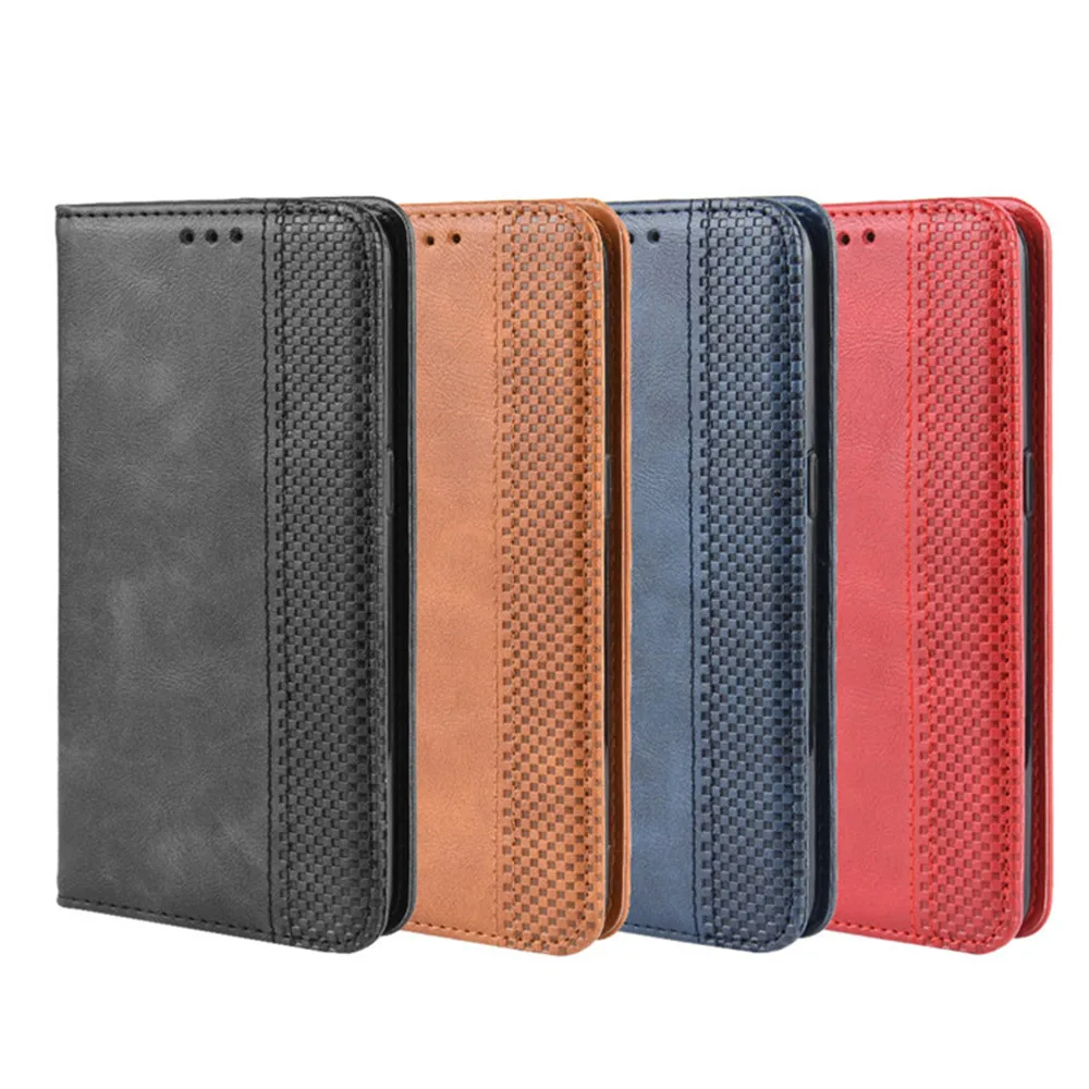 

For Oppo Realme C2 Case 6.1 inch Luxury PU Leather Wallet Magnetic Adsorption Case For OPPO Realme C2 C 2 Protective Phone Bags