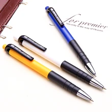 12 шт./кор. Профессиональный 0,7 мм сине-чернилами Шариковая ручка с кнопкой для школьных принадлежностей и офиса, YZB00007