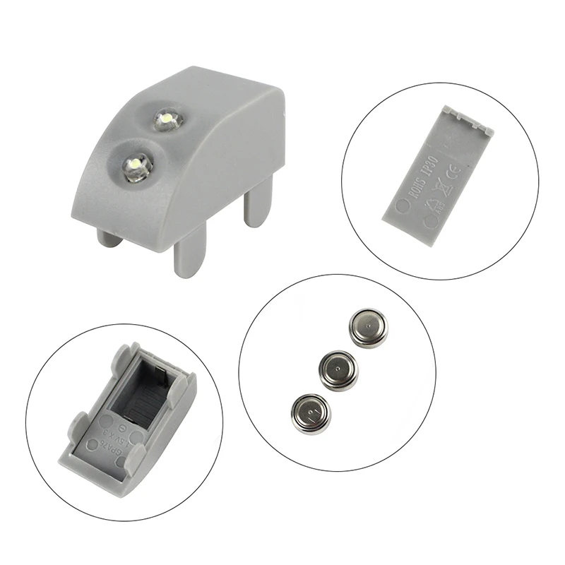 BORUiT 4 قطعة/الوحدة LED إضاءة الخزانات محس حركة اللاسلكية خزانة دولاب ضوء تحت الكابين للمطبخ غرفة نوم أضواء ليلية