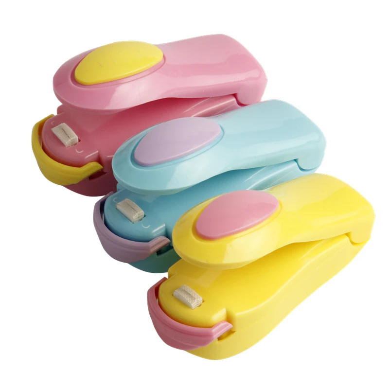 

1pc Mini Portable Heat Sealing Machine ABS Hand Pressure Impulse Sealer Seal Packing Plastic Bag Multifunction Hand Tools