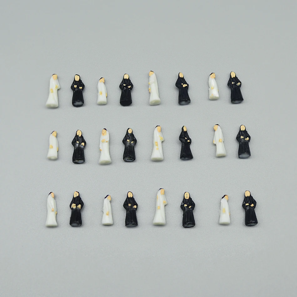 

1:100 Arab figure plastic mini scale model Arab figure for model train layout