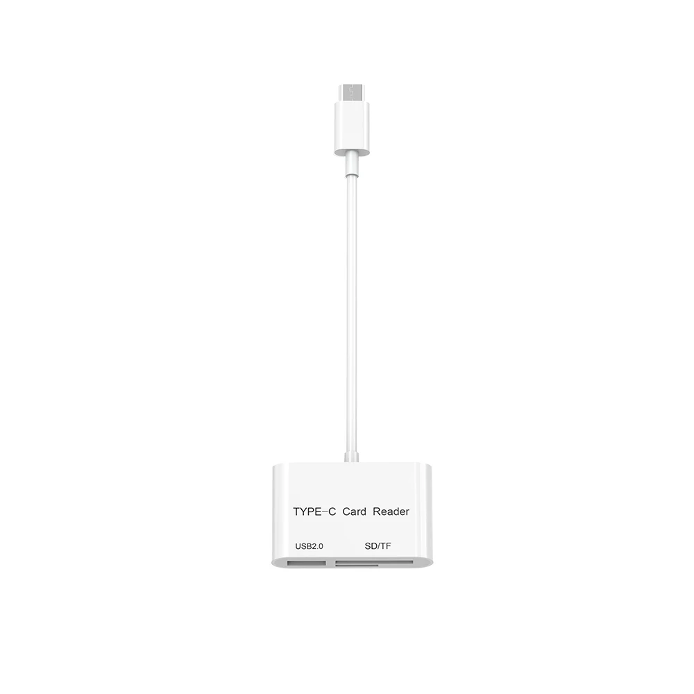 3 в 1 USB кардридер адаптер type C кабель SD Micro SD TF подключение для Macbook Pro type-C порт