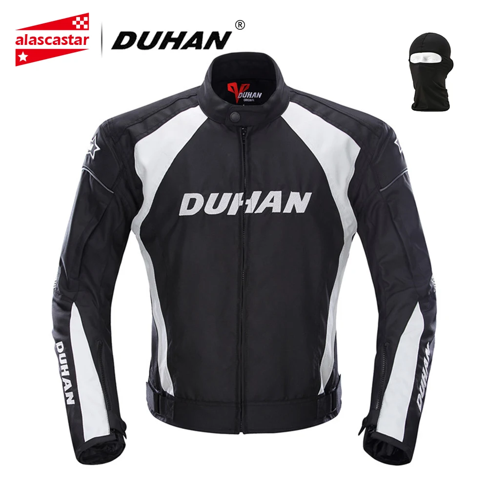 

DUHAN Motorcycle Jacket Racing Sports Jacket Clothing with Five Protector Breathable Waterproof and Windproof Laminated Fabric