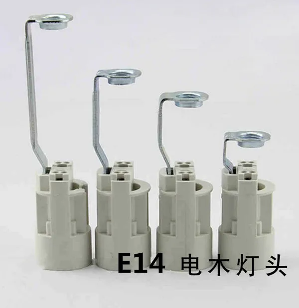 

lampholder E14 bracket lamp holder LED e14 candle light base Crystal lampholder e14 base stent