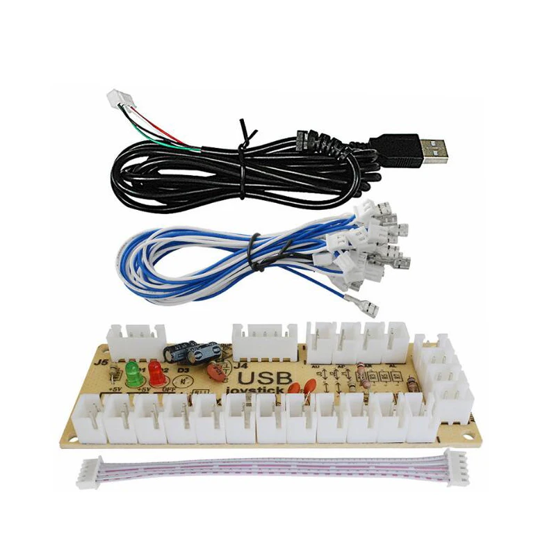 

Game console control board USB arcade joystick chip board + rocker 1 set 5P line for video game accessories