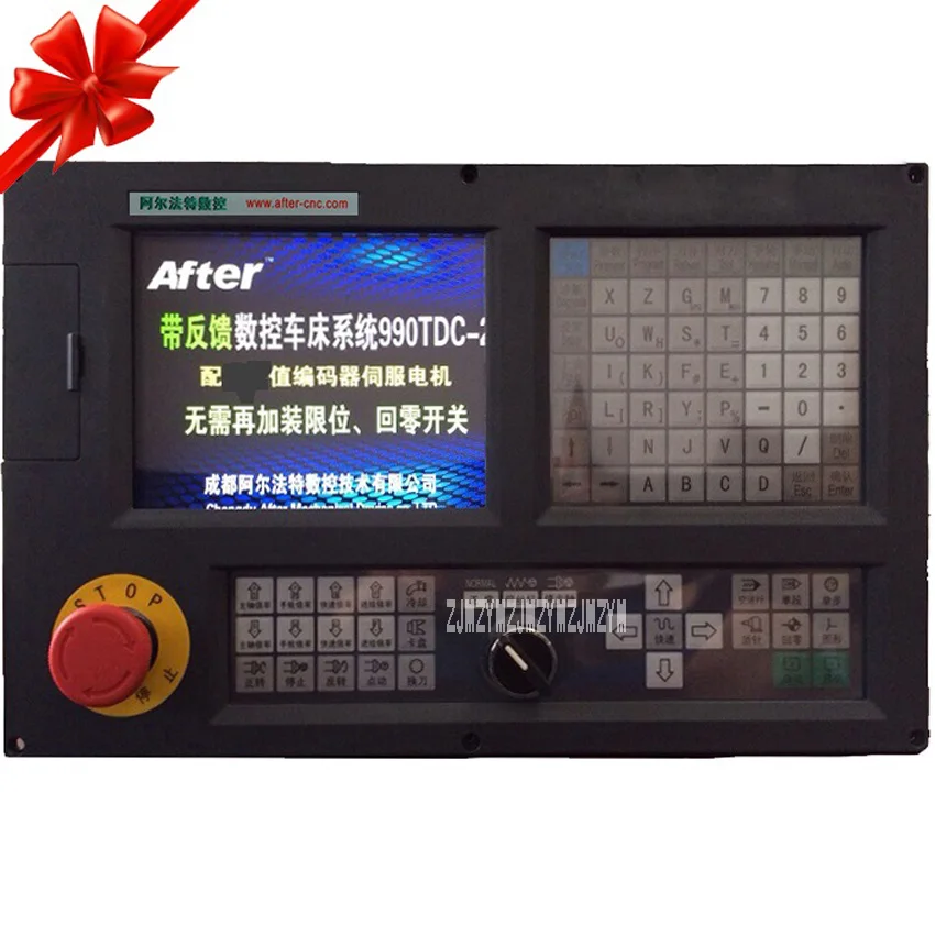 

990TDB Two - axis Control Lathe System CNC Lathe System / Lathe CNC System Grinder / Lathe Transformation 8 Inch Real Color LCD