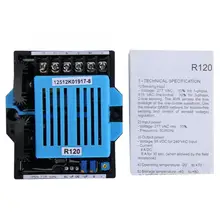 Single Phase R120 50/60Hz Generator Automatic Voltage Regulator 4A Generator AVR 277V AC 10pcs lot intersil isl6263crz 6263crz 5 bit vid single phase voltage regulator for imvp 6 santa rosa gpu core