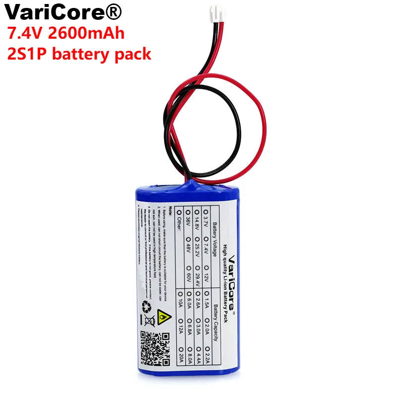 Литий ионный аккумулятор VariCore 7 2 В/7 4 В/8 В 18650 2600 мА akku meghon lautsprecher schutz bord а