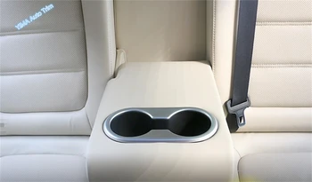 

High Quality For Mazda 6 Atenza Sedan & Wagon 2013 2014 2015 ABS Rear Seat Water Cup Holder Frame Cover Trim 1 Pcs
