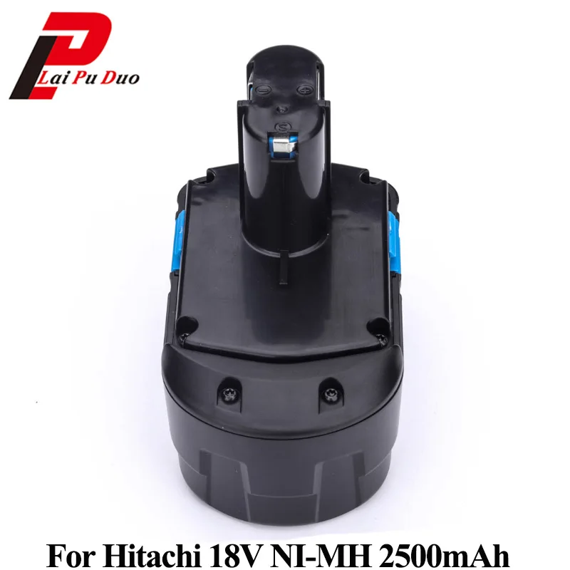 

For Hitachi Rechargeable Battery 18V NI-MH 2500mAh Power Tool Drill EB1820 EB1812 EB1814 EB18-2YR 322437 Replacement Batteria