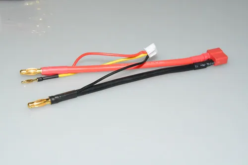 

4mm Bullet Banana to Female T-Plug Hard Case LiPo Battery Lead Wire & JST-XH Balance