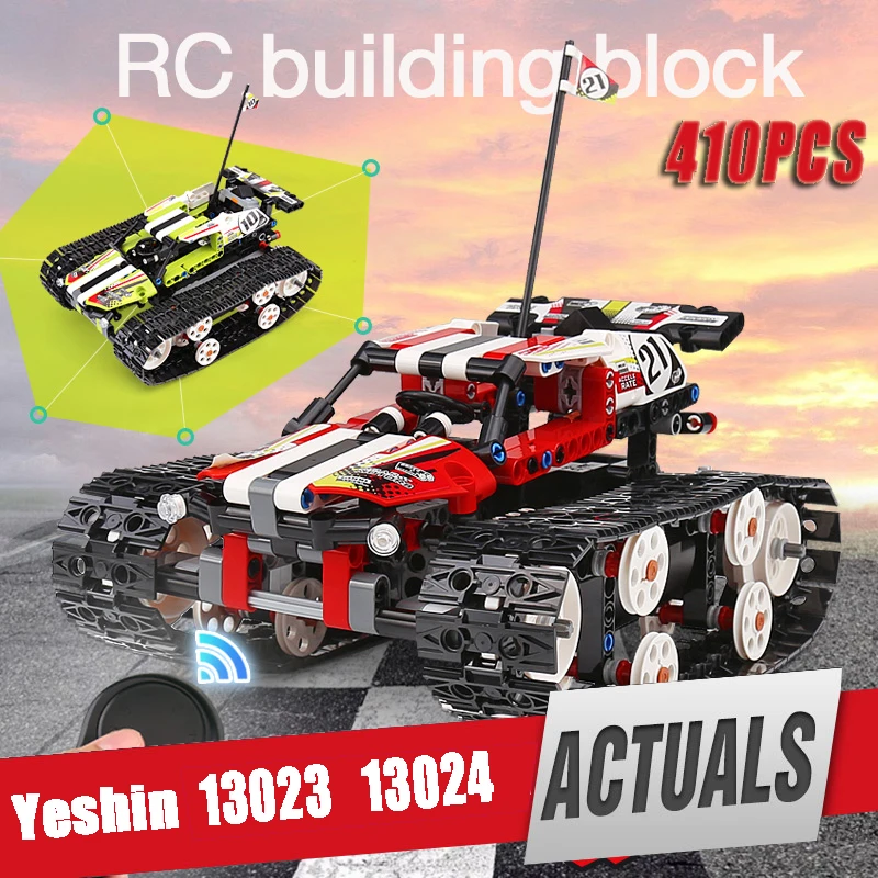 

Yeshin 13023 13024 Compatible 42065 Remote Control Car Set Building Blocks Bricks Car Model Assembly Kids Christmas Gifts