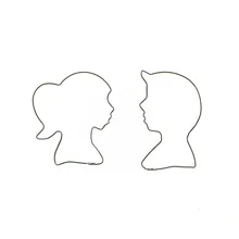 3D резак для печенья влюбленные формы торт приборы для украшения выпечки формы для украшения для свадебного торта Форма для выпечки печенья