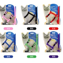 DHL 200 шт. ошейник для домашних животных, шлейка и поводок, регулируемый ошейник для собак, товары для котов для кошек, ремень для домашних животных