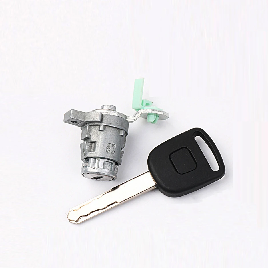 CHKJ Car Left Driver Side Door Lock Ignition Cylinder Key Aftermarket For Honda CR-V Element 2002 2003 2004 2005 2006 2007 2008