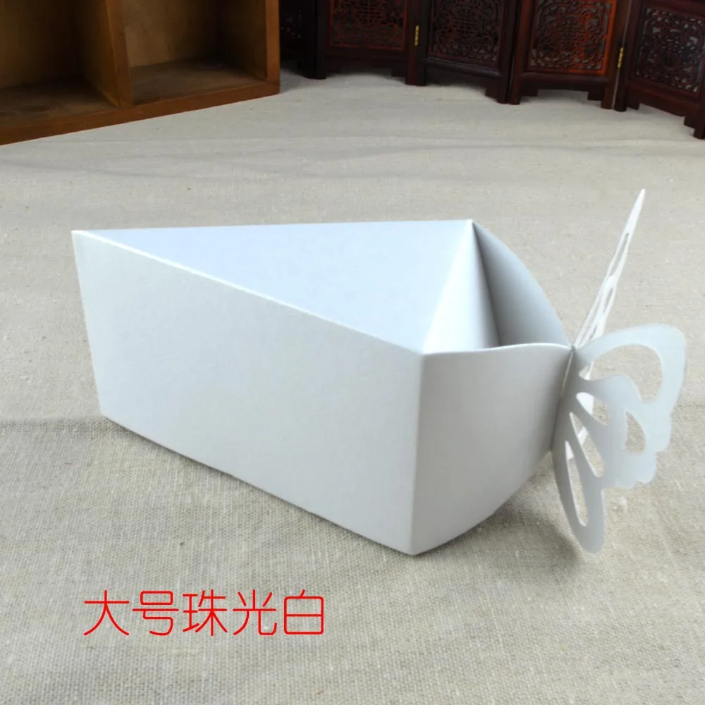 5 стилей Творческий треугольник-shape форме, благодаря чему создается ощущение невесомости с торт роскошная коробка для конфет Бумага Коробки, 100 шт./компл. День рождения украшения для детей день рождения ребенка, подарочная сумка
