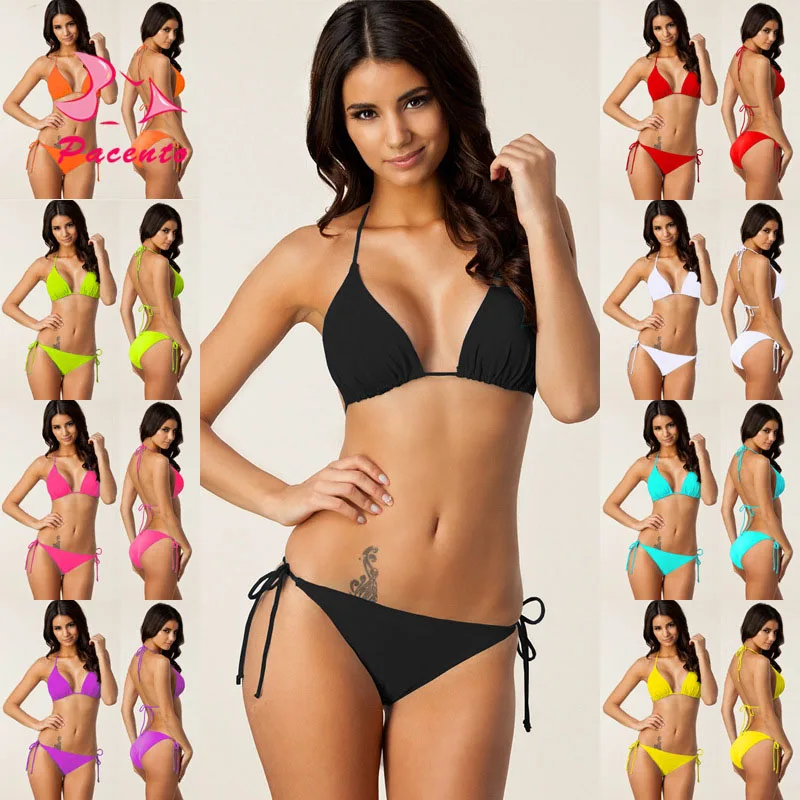 S XL String Micro Bikini Sexy Hot 9 Colors Biquinis Feminino 2018
