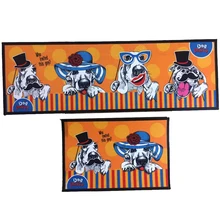 Скандинавский коврик для гостиной, фланелевые коврики для ванной с рисунком, Длинные домашние Входные Коврики для ванной, коврик для кухни, противоскользящий