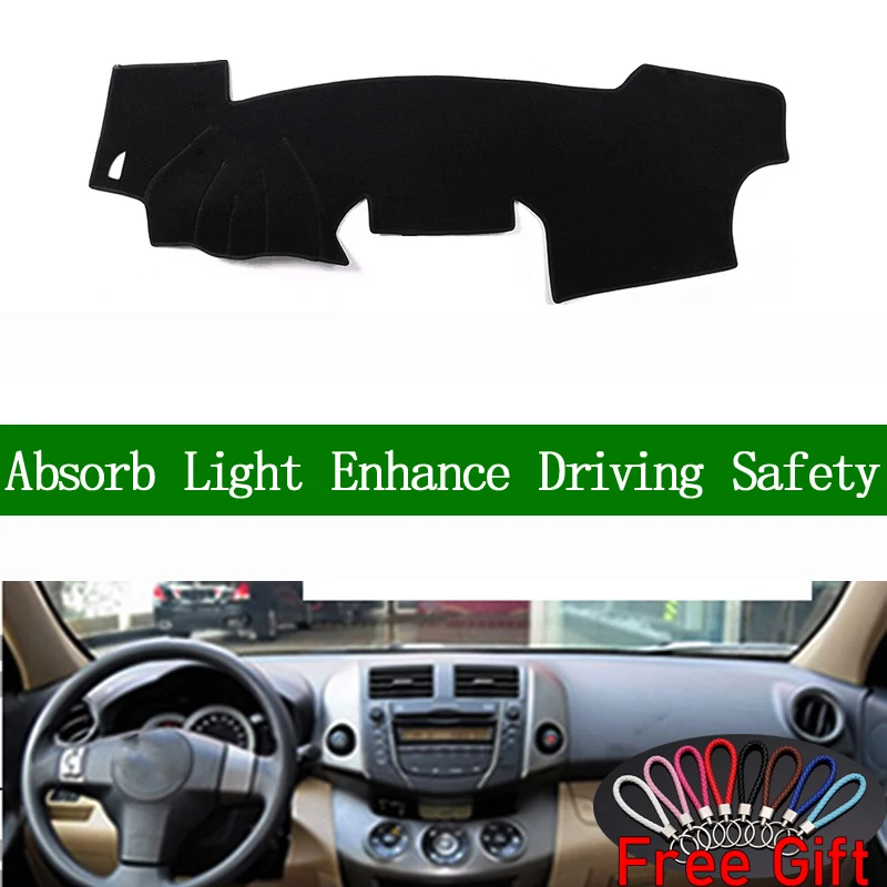 Противоскользящий коврик для приборной панели Toyota RAV4 2009 2010 2011 2012|Наклейки на